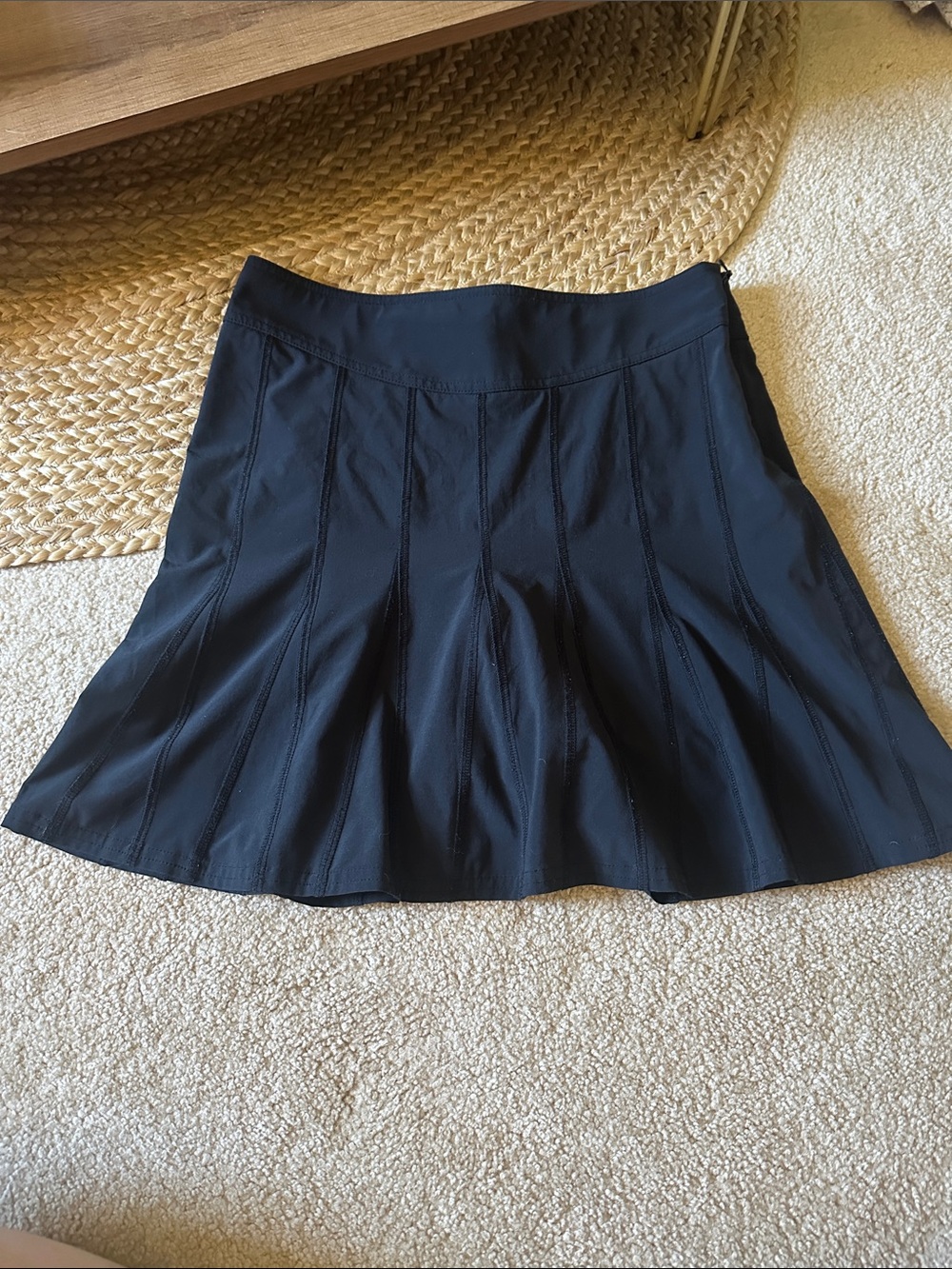 Athleta Black Tennis Skirt with Built in Shorts